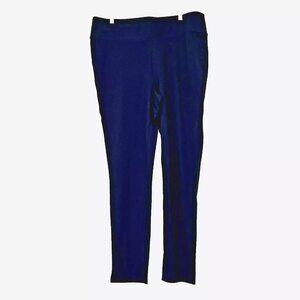 Avenue Ponte Knit Pull On Pant plus size 20 Navy
